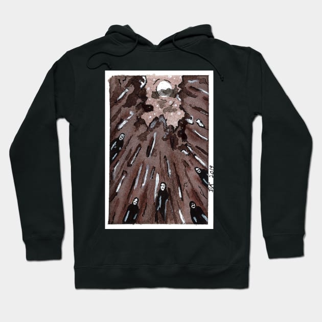 Faces In The Trees Hoodie by BladeAvenger